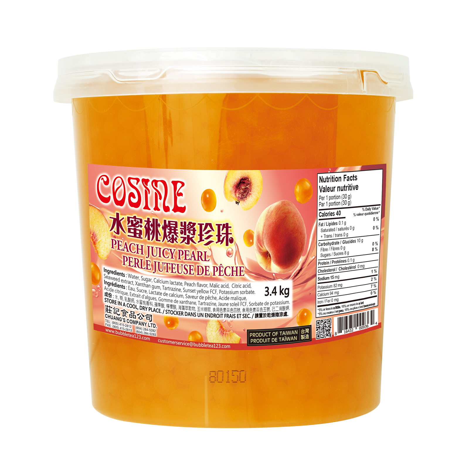 PEACH JUCY PEARL – Chuangs Company Ltd